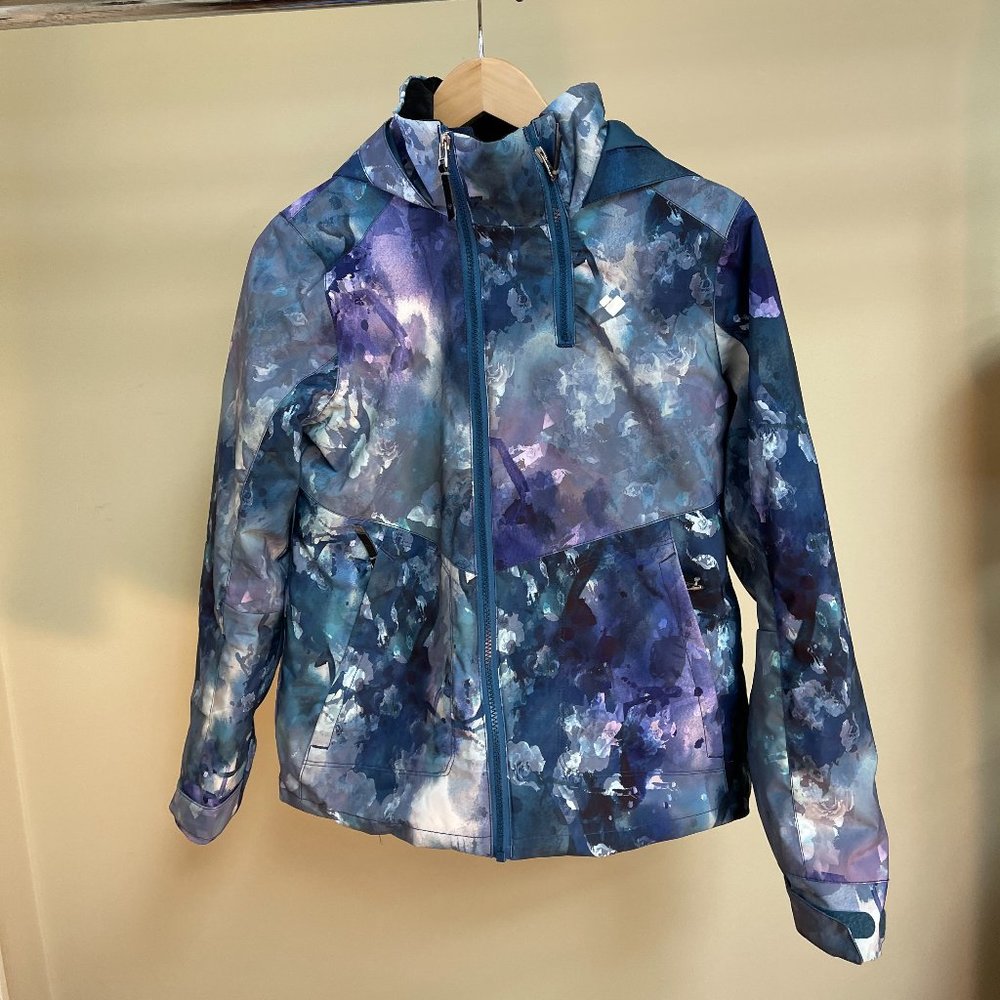 Obermeyer, Taja Print Insulated Ski and Snowboard Jacket, Teen Large (14-16)